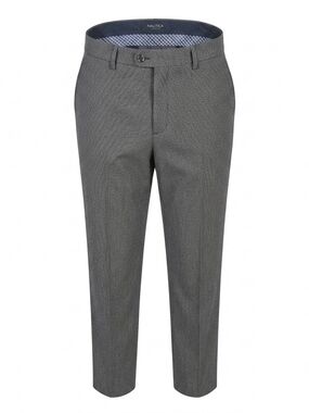 Nautica Men's Heather Gray Flat Front Classic Fit Dress Pants Trousers 47W 30L